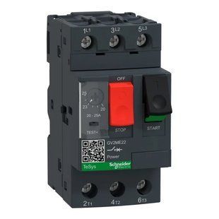 Автоматичний вимикач захисту двигунів TeSys GV 20-25 (GV2ME22) GV2ME22 фото