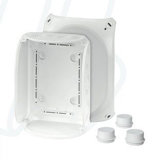 Розподільна коробка DK 1600 GZ без клем IP55/66 210x155x92 сіра RAL 7035 00000004883 фото