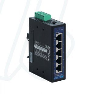 Некерований 1GB Ethernet-світч ET-SWGU5E на 5 портів, 10/100/1000 MBit DC 12...48V, AC 24V, -40&deg;C/+75&deg;C | LUTZE 00000000460 фото