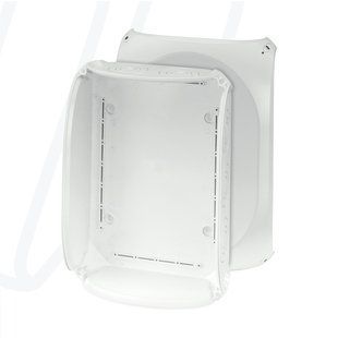 Розподільна коробка KF5000G 355x255x122 мм, IP66/67, без клемника, світло-сіра RAL 7035 | HENSEL 00000007734 фото