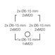 Розподільна коробка DK 0202 B з клемою Cu 3~ 0.75-2.5 мм2 IP66 93x93x62 чорна RAL 9011 00000004865 фото 4