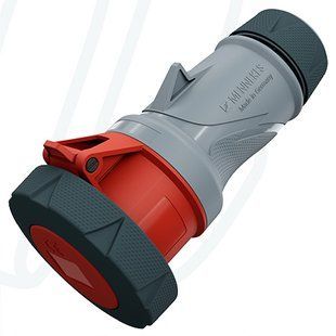 Розетка кабельна PowerTOP Xtra with ErgoCONTACT 32A 5п 6г 400В, IP67/IP69 00000009551 фото