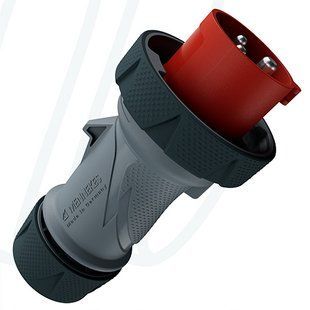 Штекер PowerTOP Xtra R 16A 3п 9г 400В з ErgoCONTACT, IP67/IP69, MENNEKES (артикул 13632) 13632 фото