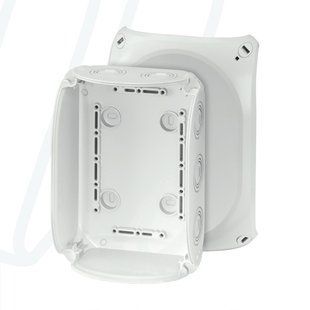 Розподільна коробка KF1000G 180x130x77 мм, IP66/67, без клемника, сіра RAL 7035 | HENSEL 00000004941 фото