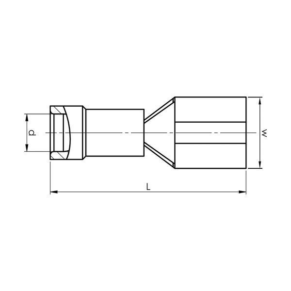 KA2507FLS Плаский ізольований конектор 6,3x0,8 (гніздо) 1,5-2,5 мм&sup2; / синій 00000004972 фото
