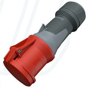 Розетка кабельна PowerTOP Xtra 63A 4п 6г 400В, IP44, MENNEKES (артикул 14106) 14106 фото