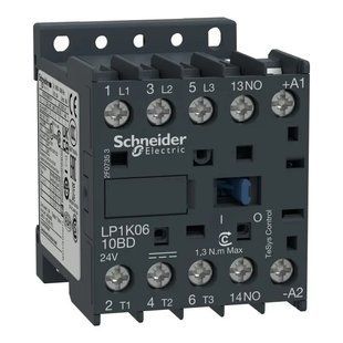 Контактор TeSys K 3P 12A НВ =12В ГВИНТ (LP1K1210JD) LP1K1210JD фото