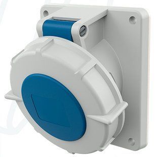 Розетка панельна 32A 3п 6г 230В, IP67 (нахил 20&deg;), MENNEKES (артикул 1502) 1502 фото