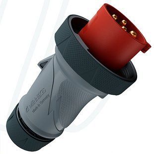 Штекер PowerTOP Xtra 32A 4п 6г 400В з ErgoCONTACT, IP67/IP69 00000011147 фото