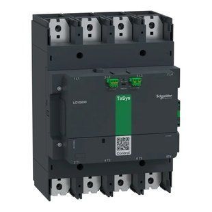 Контактор високої потужності, TeSys Giga 630, розширена версія, 48&hellip;130V широка смуга (LC1G6304EHEA) LC1G6304EHEA фото