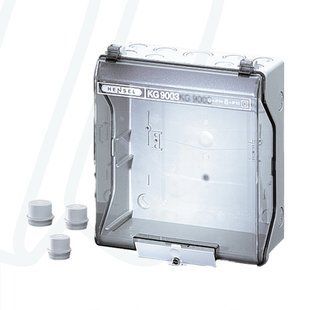 Коробка порожня KG 9003, 253x217x115 мм, прозорими дверцятами, IP66 | HENSEL 00000004930 фото