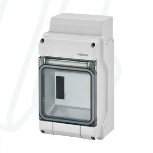 Розподільний щит KV 1504 з клемниками, 1х4.5 модулів, IP54 | HENSEL 00000007831 фото